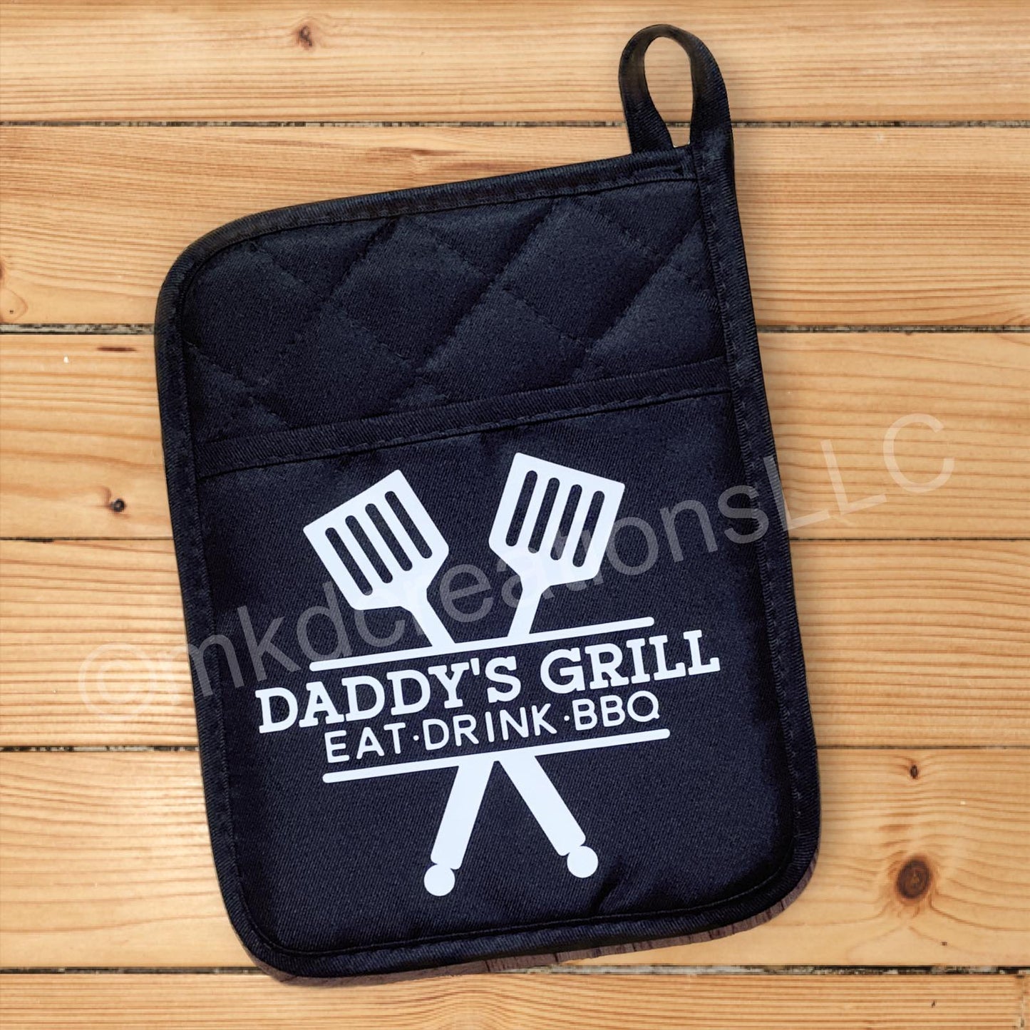 Father’s Day aprons and pot holders | BBQ aprons for the grill chef | Daddy's grill | Beer Humor | BBQ humor