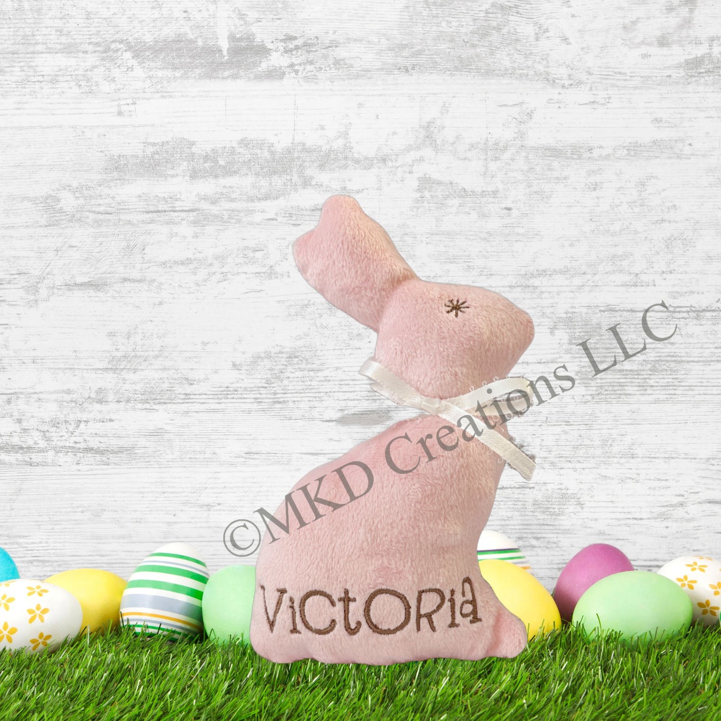 Personalized stuffed animal bunny | bunny plushy | Candy free bunny plushy | stuffed Easter Bunny