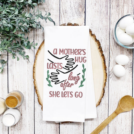 Embroidered Mother's Day Tea Towel, Happy Mother's Day, Gift idea for Mom, Mother's Day Gift