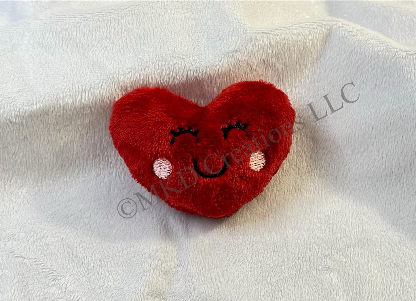 Mini Plushie Heart Perfect for Tier Tray decoration| Red Heart| Pink Heart| White Heart|Stuffie