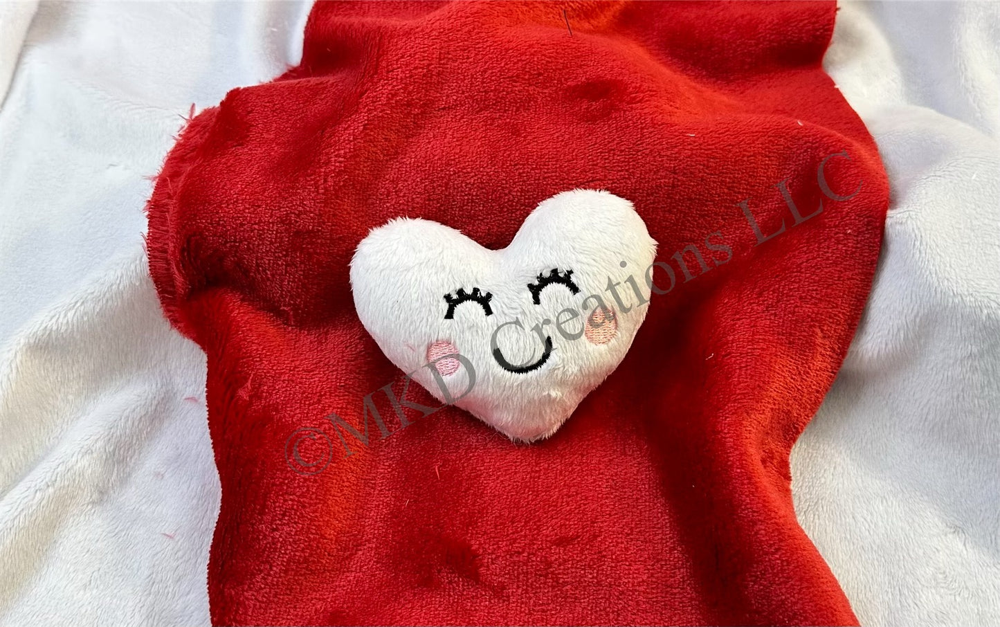 Mini Plushie Heart Perfect for Tier Tray decoration| Red Heart| Pink Heart| White Heart|Stuffie