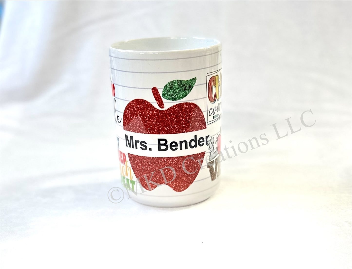 Personalized Teacher Mug | Apple Mug | Name Mug | Teacher Name