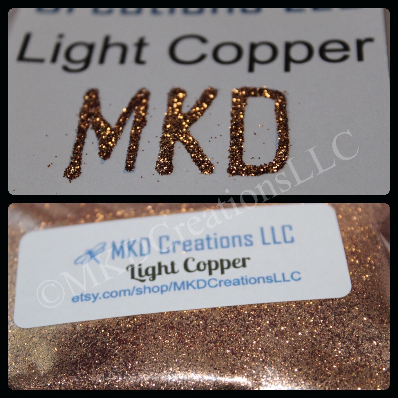 ULTRA FINE GLITTER 1/128  ***Light Copper***