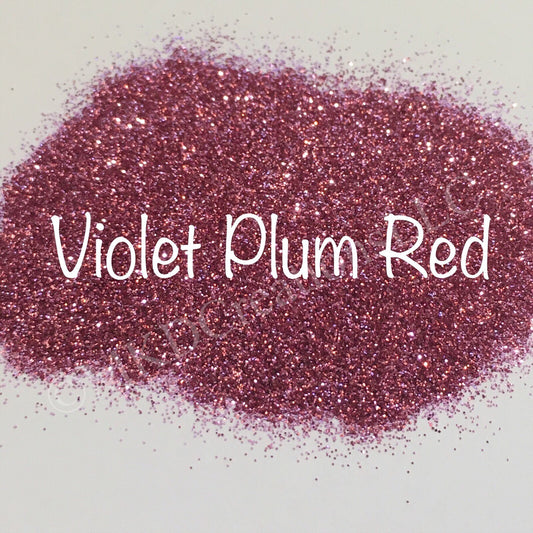 ULTRA FINE GLITTER 1/128   ***   Violet Plum Red ***