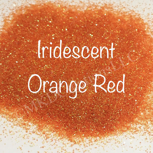 ULTRA FINE GLITTER 1/128   *** Iridescent Orange Red***