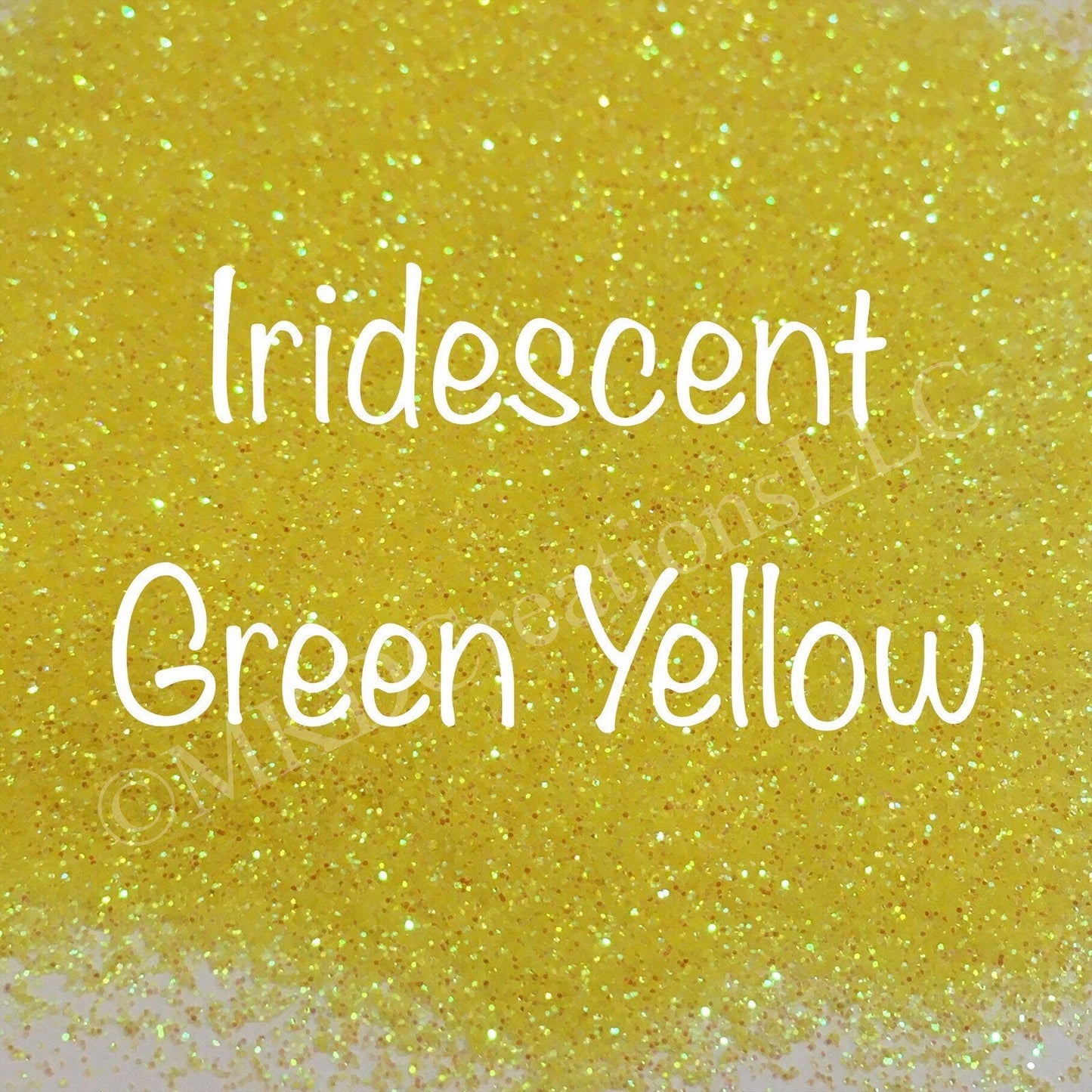ULTRA FINE GLITTER 1/128   *** Iridescent Green Yellow***