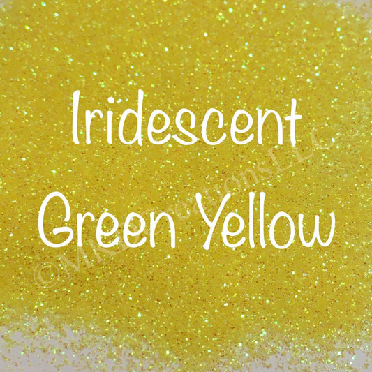 ULTRA FINE GLITTER 1/128   *** Iridescent Green Yellow***