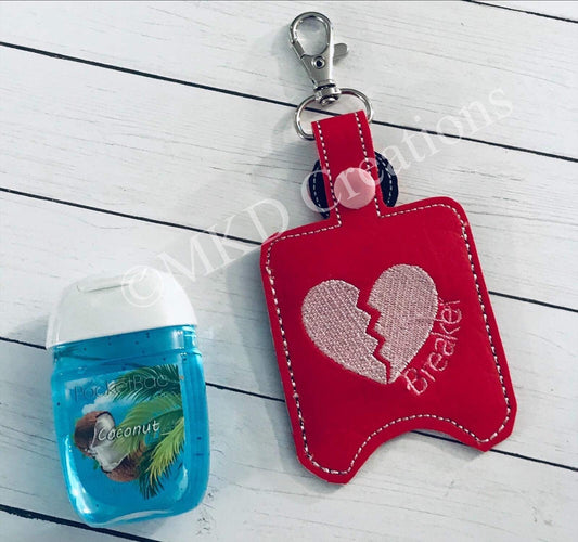 HeartBreaker Key chain hand sanitizer holder   | key chain hand sanitizer  Valentines