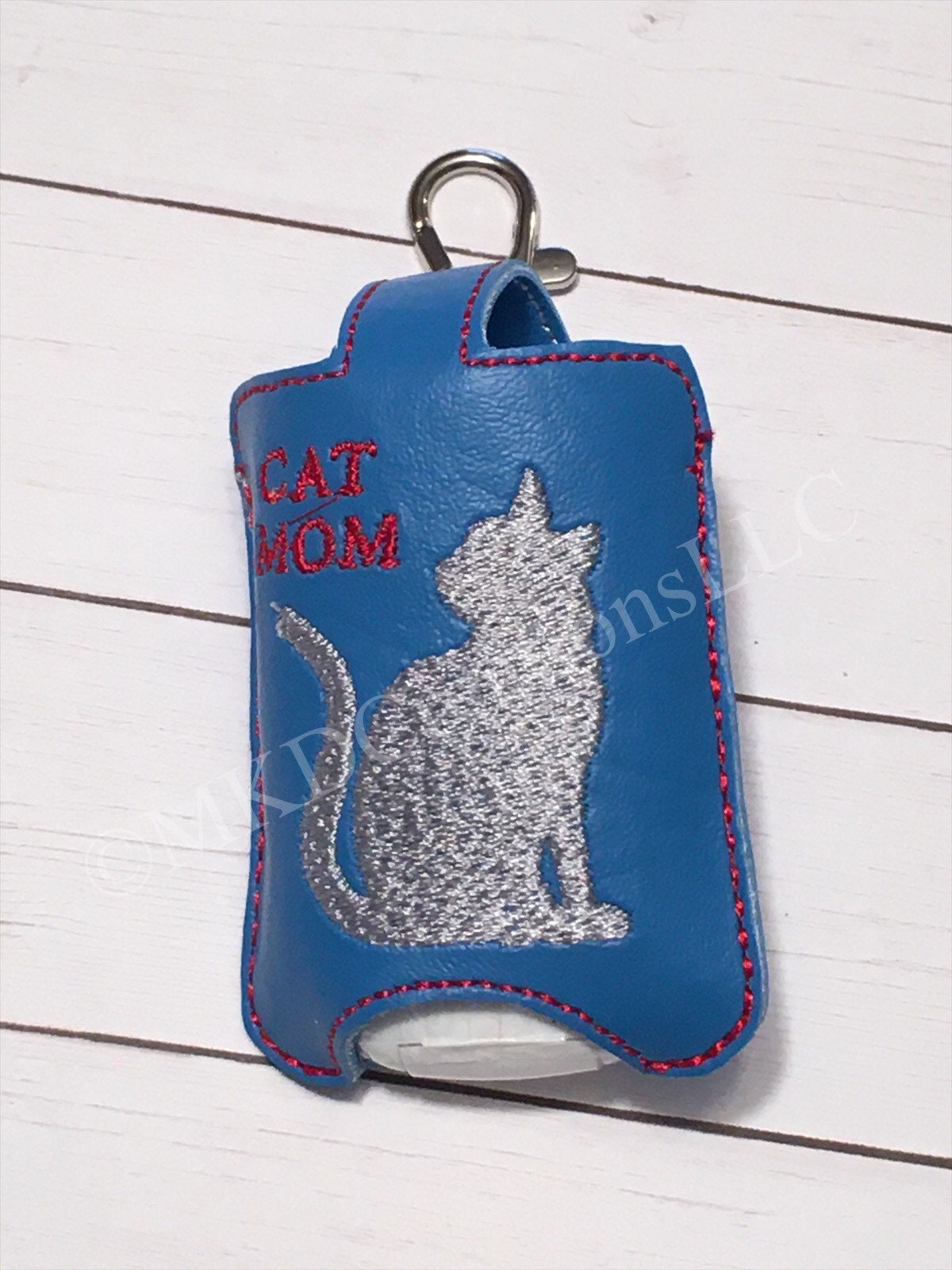 Cat Key chain hand sanitizer holder w/o 1 oz. hand sanitizer | key chain hand sanitizer holder 1oz. hand sanitizer not included