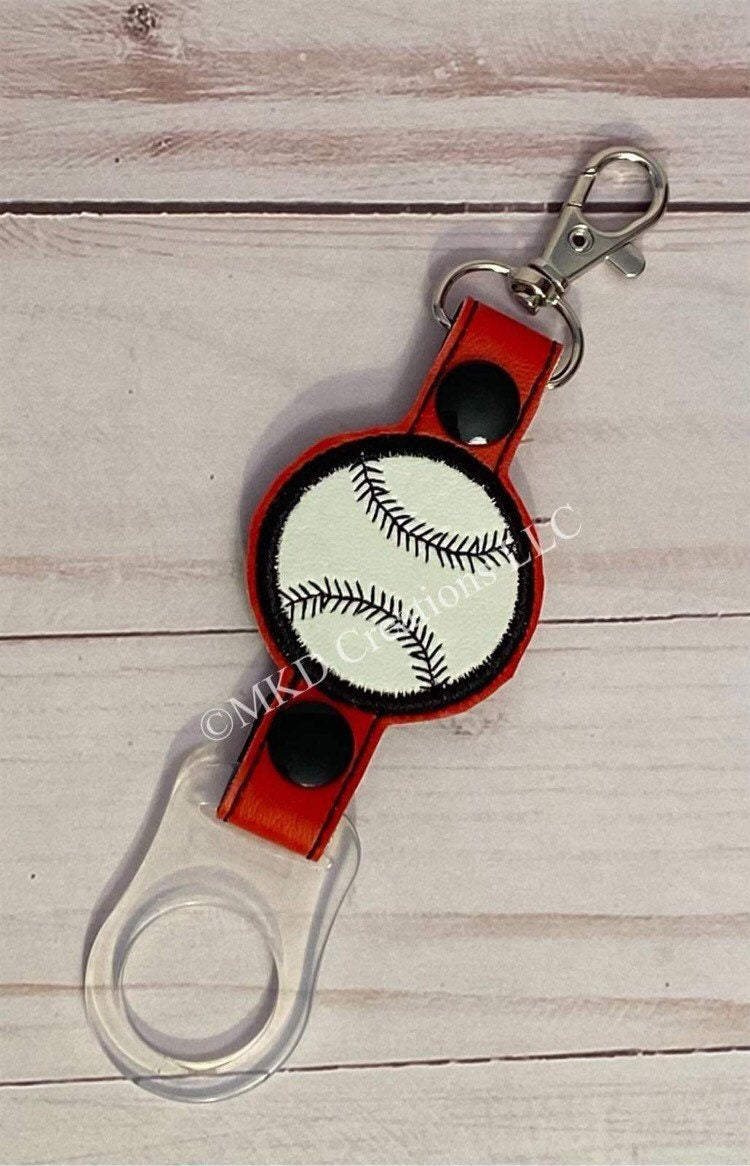 Sports Water bottle holder with clip embroidered | Sports drink holder | Backpack sports clip | sport team School colors